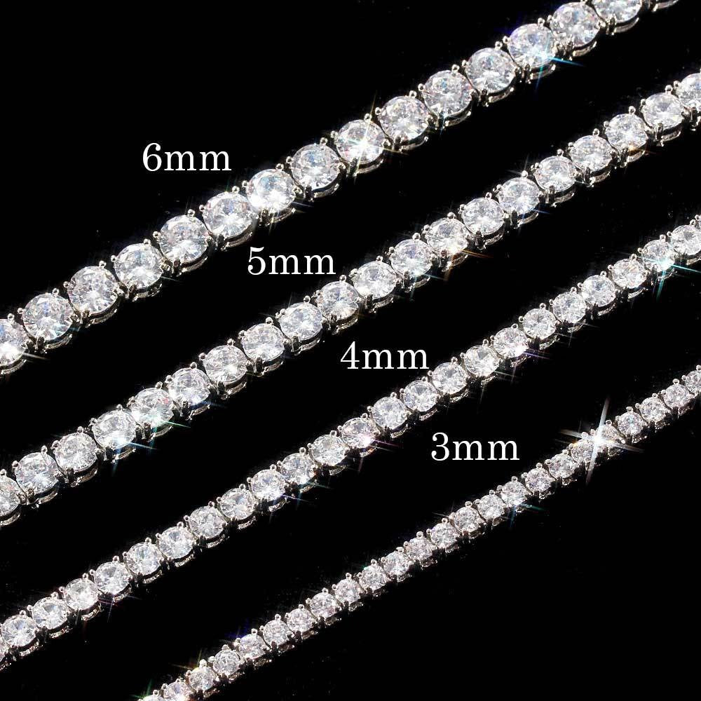 Metfine  Moissanite Tennis Necklaces, Charm Necklaces for Women Men ﻿