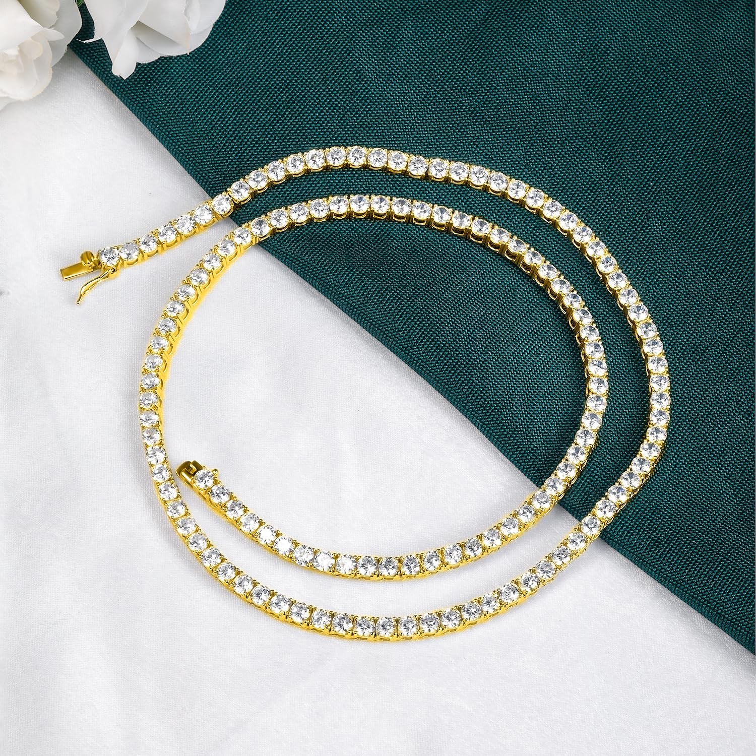 Glam Up with Metfine Tennis Necklace—It’s Sparkle Time
