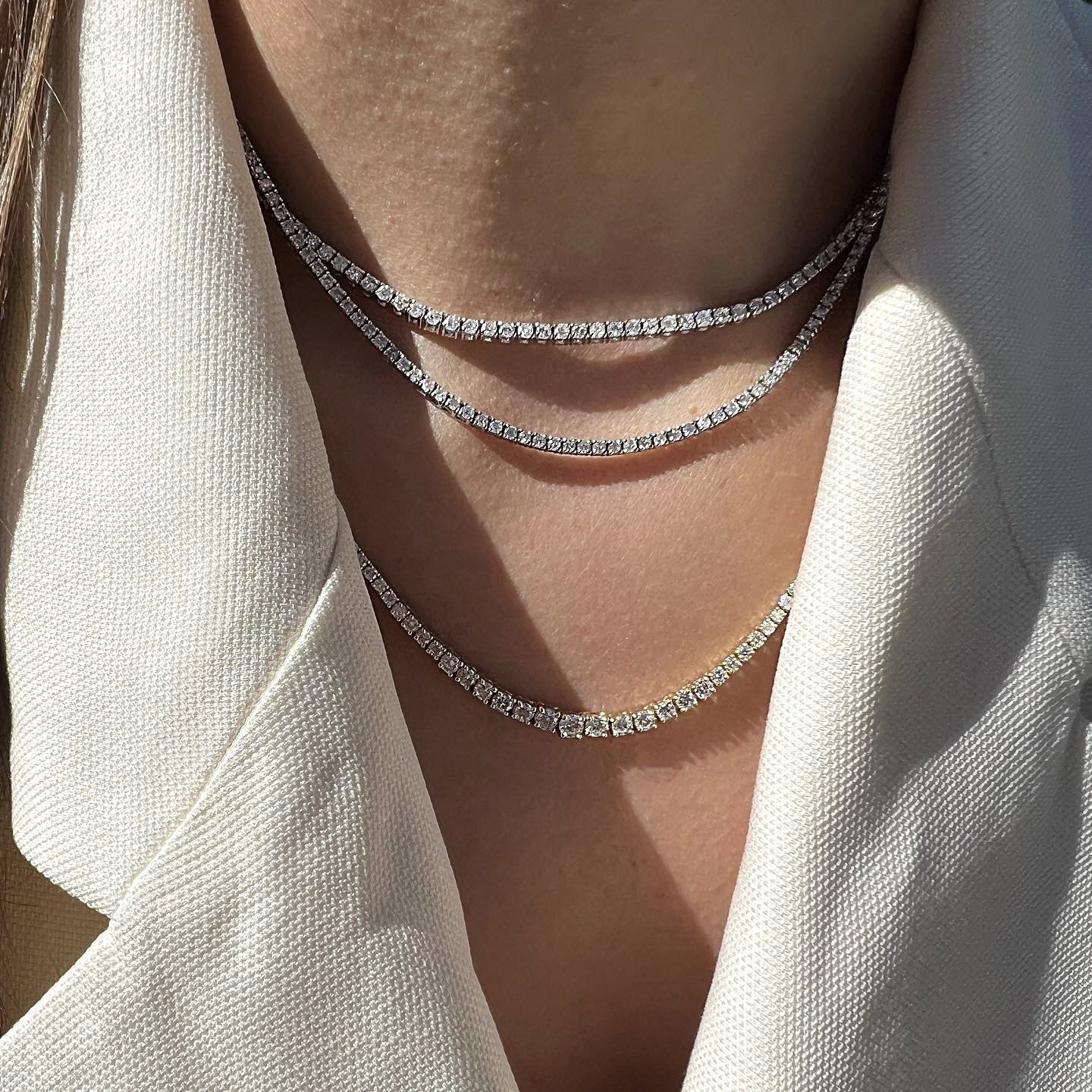 Glam Up with Metfine Tennis Necklace—It’s Sparkle Time