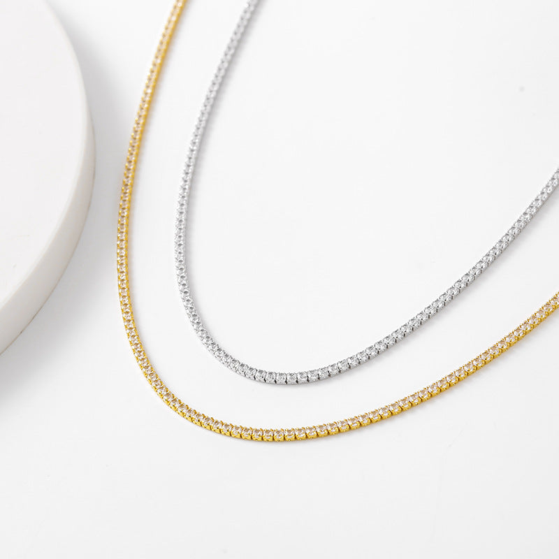 Glam Up with Metfine Tennis Necklace—It’s Sparkle Time