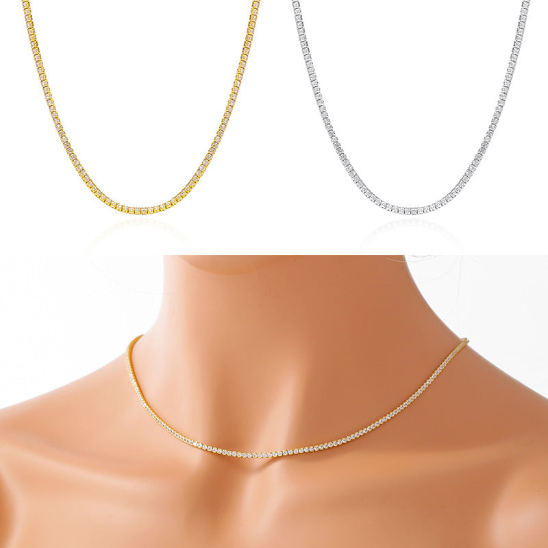 Glam Up with Metfine Tennis Necklace—It’s Sparkle Time