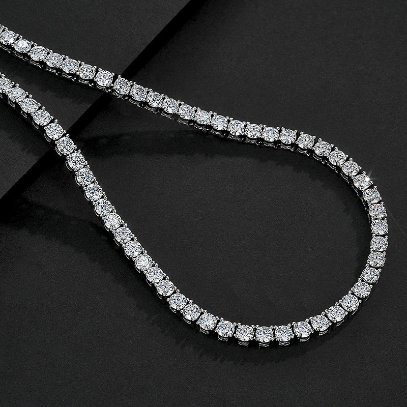 Glam Up with Metfine Tennis Necklace—It’s Sparkle Time