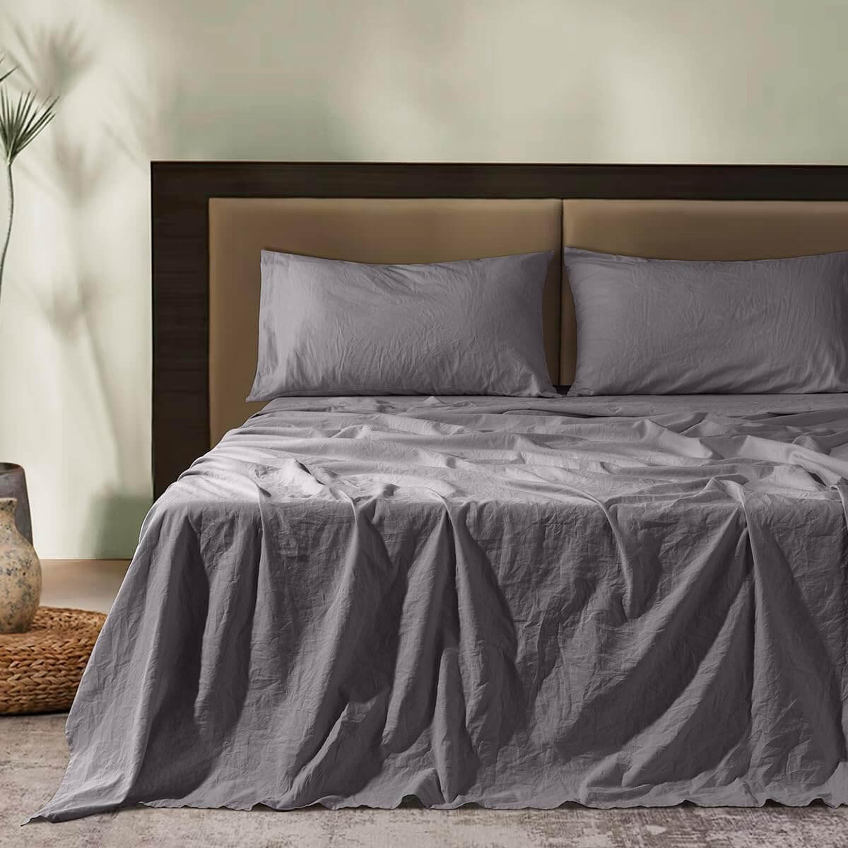 French Pure Linen Sheets | Anti-Tear Line Bed Sheets
