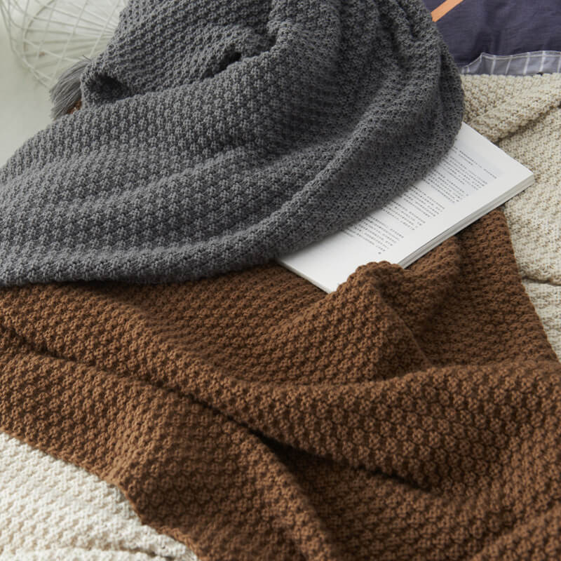 Sofa Throws | Knitted Blanket - Metfine