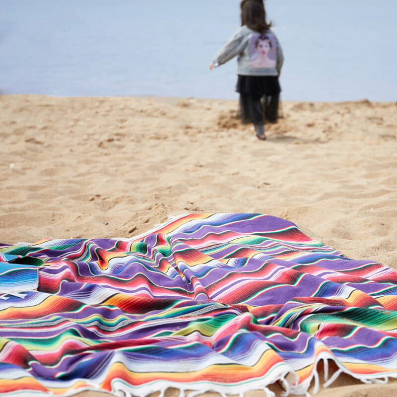 Woven Beach Blanket | Beach Mat | Outdoor Blanket | Picnic blanket - Metfine