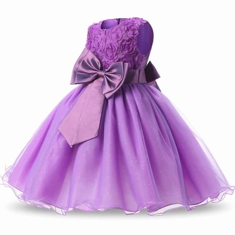 Children's Butterfly Princess Evening Dress - Metfine