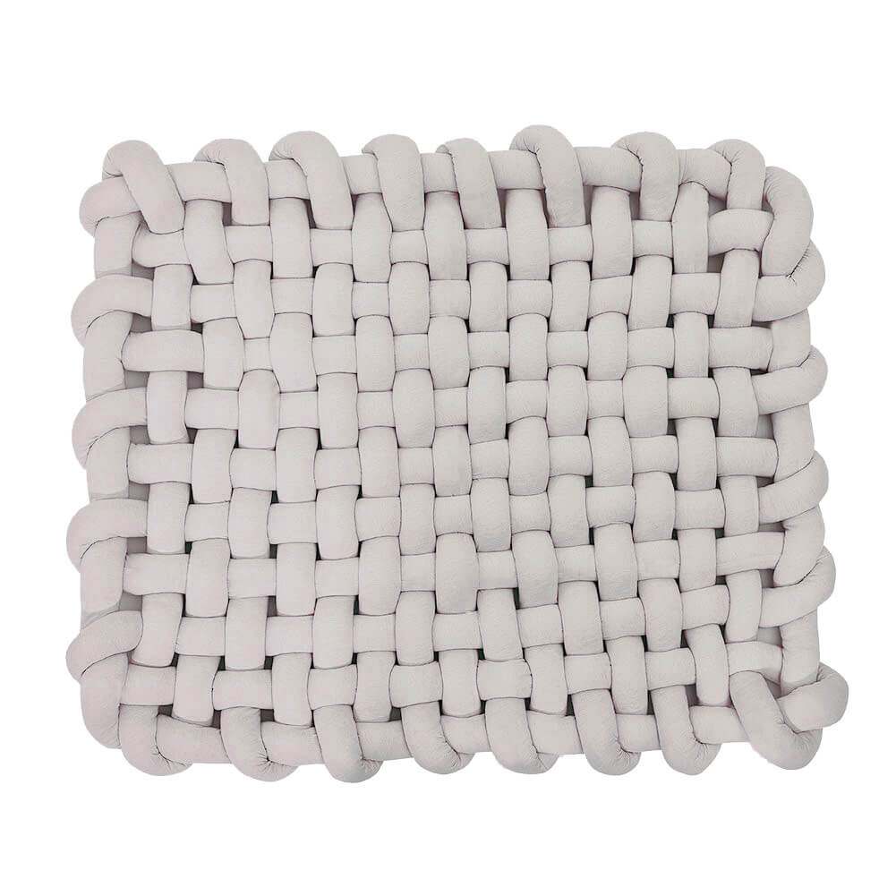 Chunky Knotted Braided Mat - Metfine