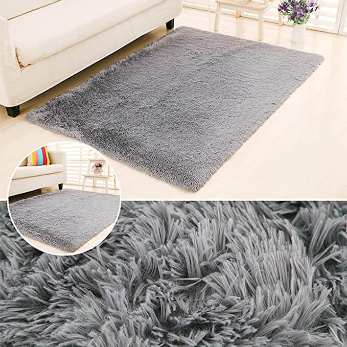 Fluffy Shaggy Super soft Carpet | Fluffy Area Rugs - Metfine