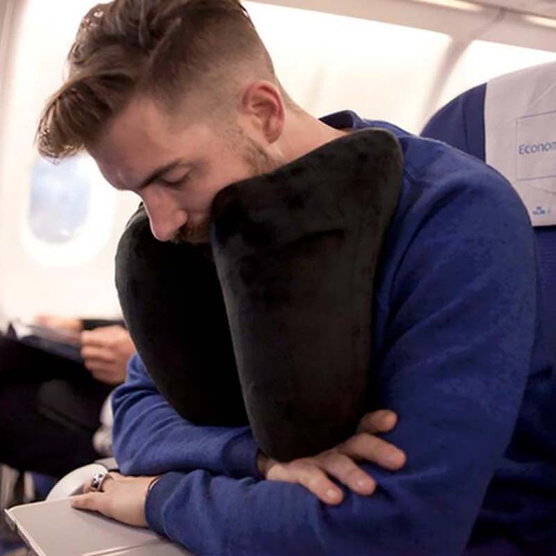 inflatable travel pillow | best neck pillow | inflatable neck pillow | U-shaped pillow hood - Metfine