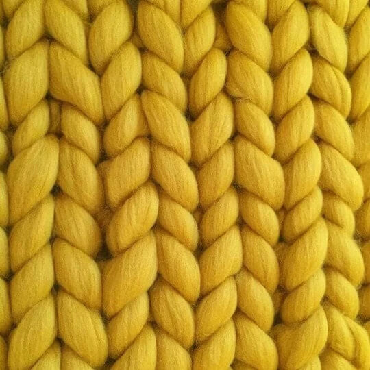 Big yarn blanket - Metfine